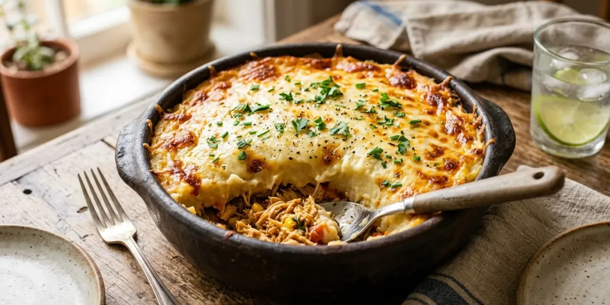 Escondidinho de Frango Super Rápido: Receita Fácil, Cremosa e Pronta em Poucos Minutos