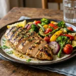 Frango Grelhado com Legumes na Frigideira: Receita Fácil, Saudável e Saborosa