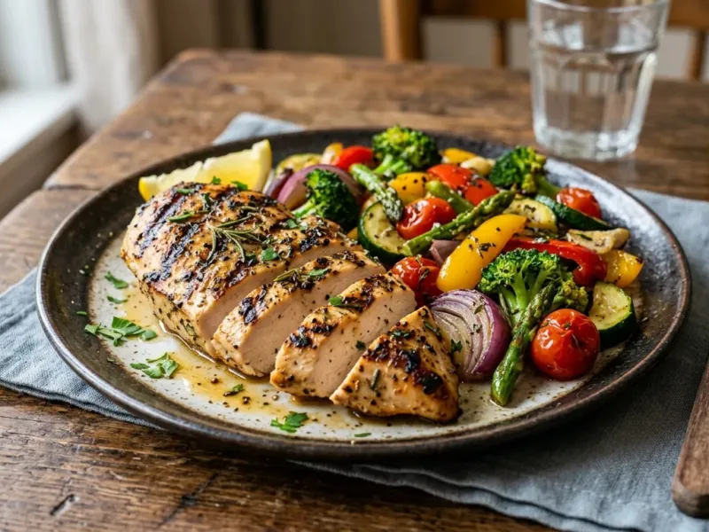 Frango Grelhado com Legumes na Frigideira: Receita Fácil, Saudável e Saborosa