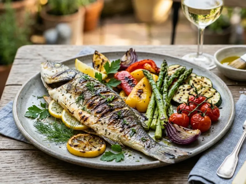 Peixe Grelhado com Legumes: Receita Fácil, Leve e Saudável
